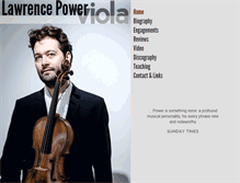 Tablet Screenshot of lawrencepowerviola.com